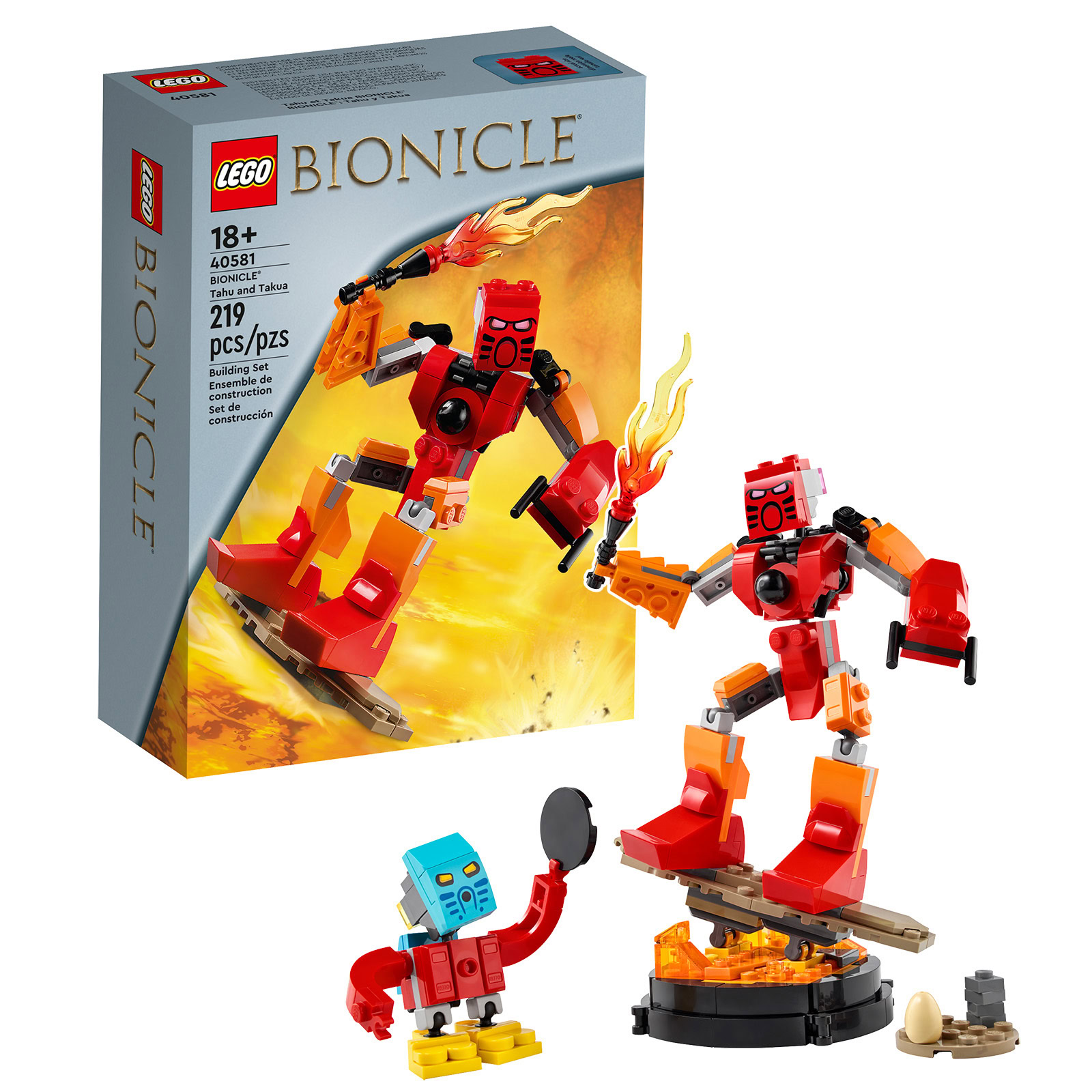 ▻ LEGO 40581 BIONICLE Tahu and Takua: the promotional set is